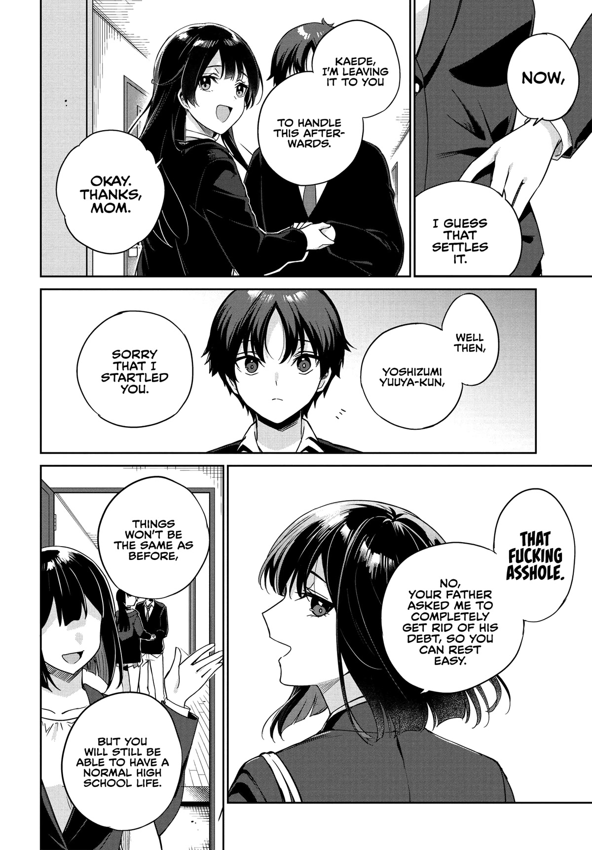 I’m Gonna Live with You Not Because My Parents Left Me Their Debt But Because I Like You chapter 1 page 43