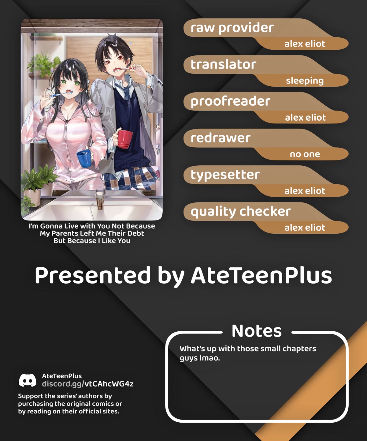 I’m Gonna Live with You Not Because My Parents Left Me Their Debt But Because I Like You chapter 3 page 11