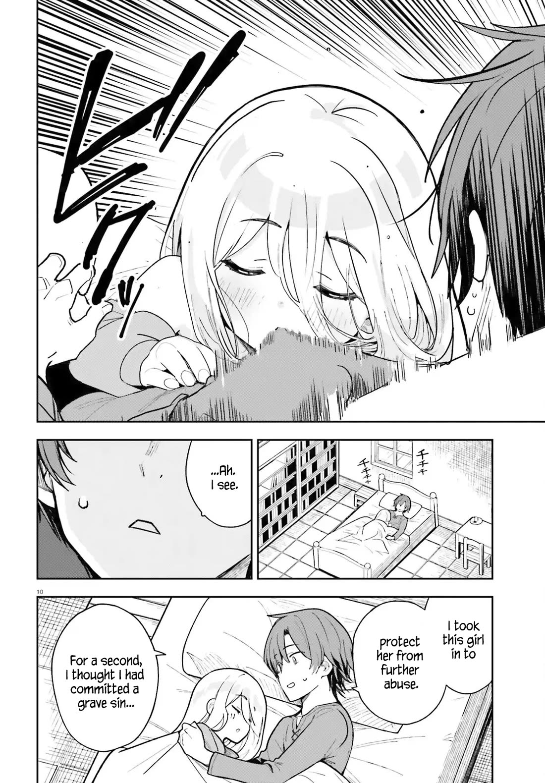 I'm Just a Mob Priest, but Since I Realized This World is an Otome Game, I'll Train the Heroine chapter 2 page 10