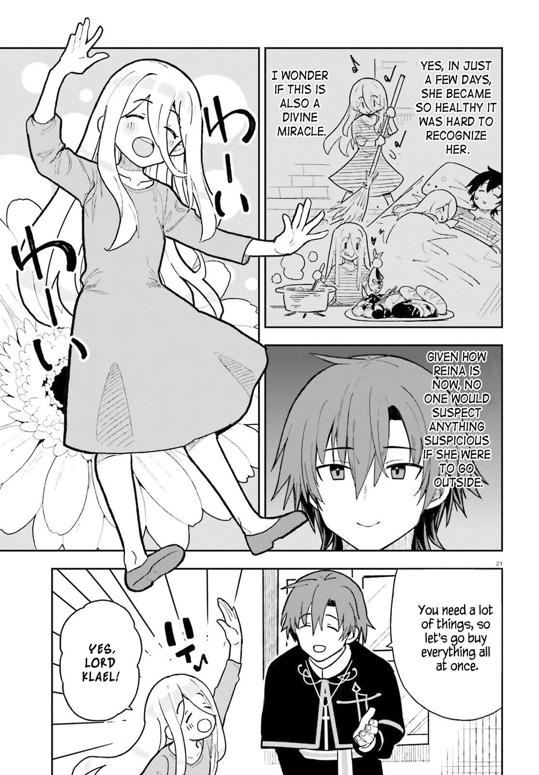 I'm Just a Mob Priest, but Since I Realized This World is an Otome Game, I'll Train the Heroine chapter 3 page 21