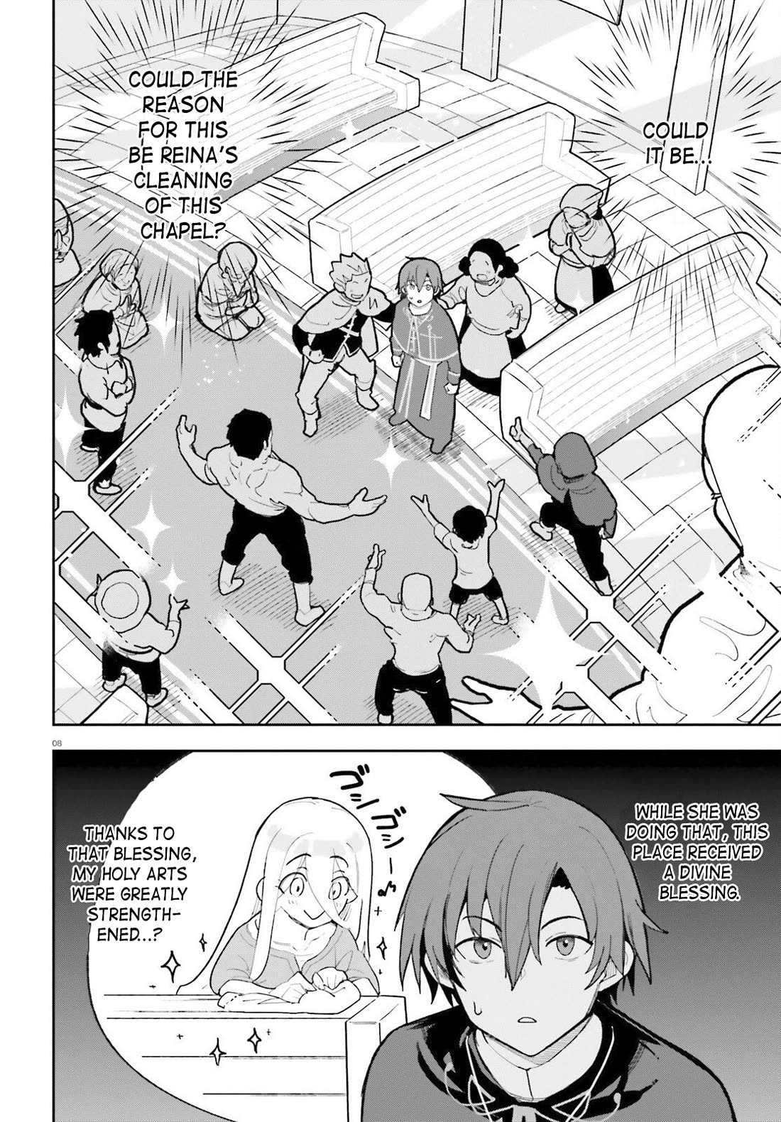 I'm Just a Mob Priest, but Since I Realized This World is an Otome Game, I'll Train the Heroine chapter 3 page 8