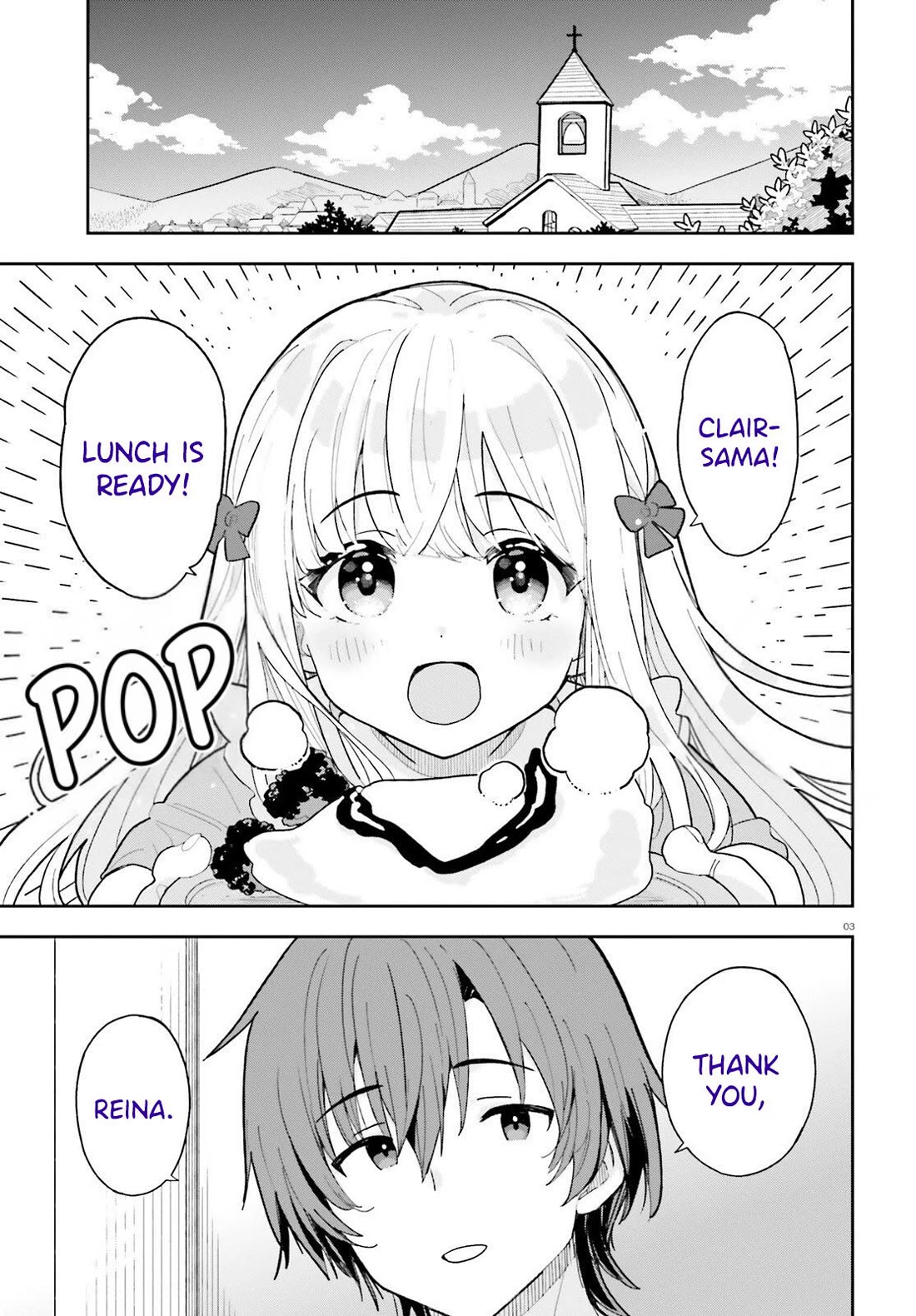 I'm Just a Mob Priest, but Since I Realized This World is an Otome Game, I'll Train the Heroine chapter 6 page 3