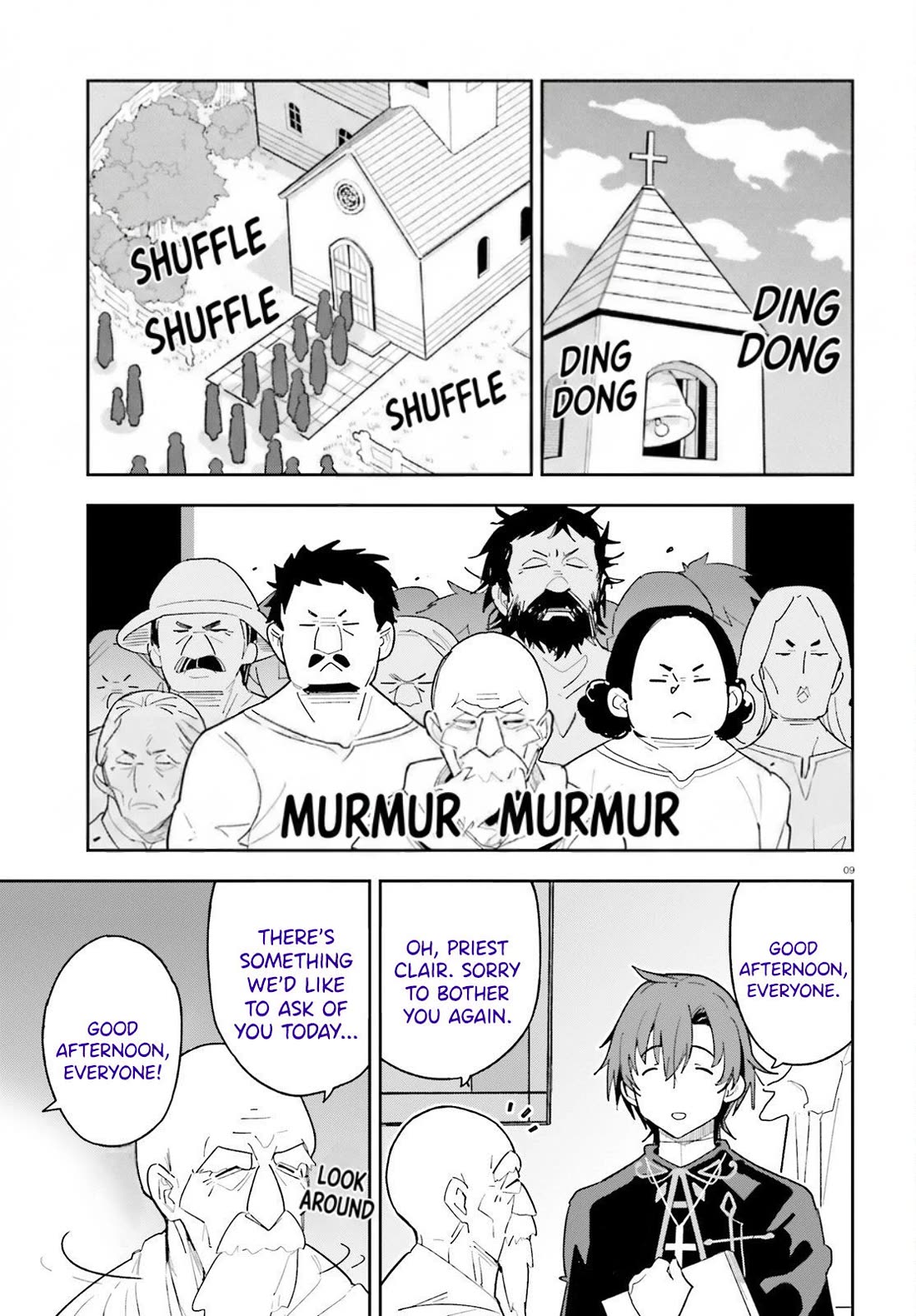 I'm Just a Mob Priest, but Since I Realized This World is an Otome Game, I'll Train the Heroine chapter 6 page 9