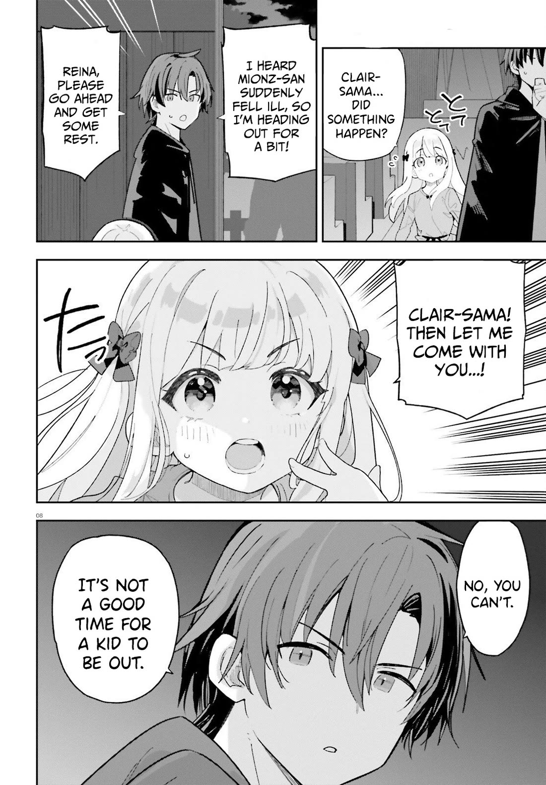I'm Just a Mob Priest, but Since I Realized This World is an Otome Game, I'll Train the Heroine chapter 7 page 9