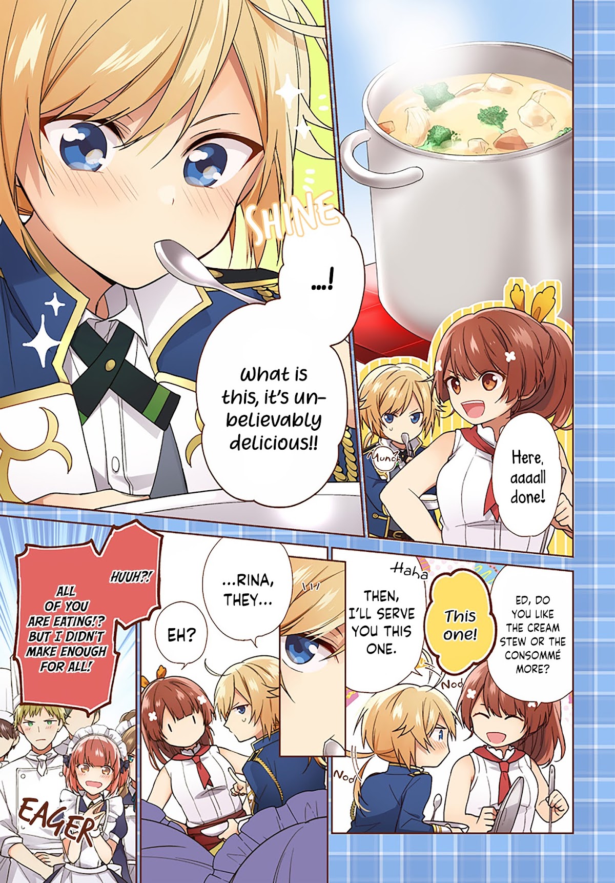 I'm Not the Saint, so I'll Just Leisurely Make Food at the Royal Palace chapter 1.1 page 1