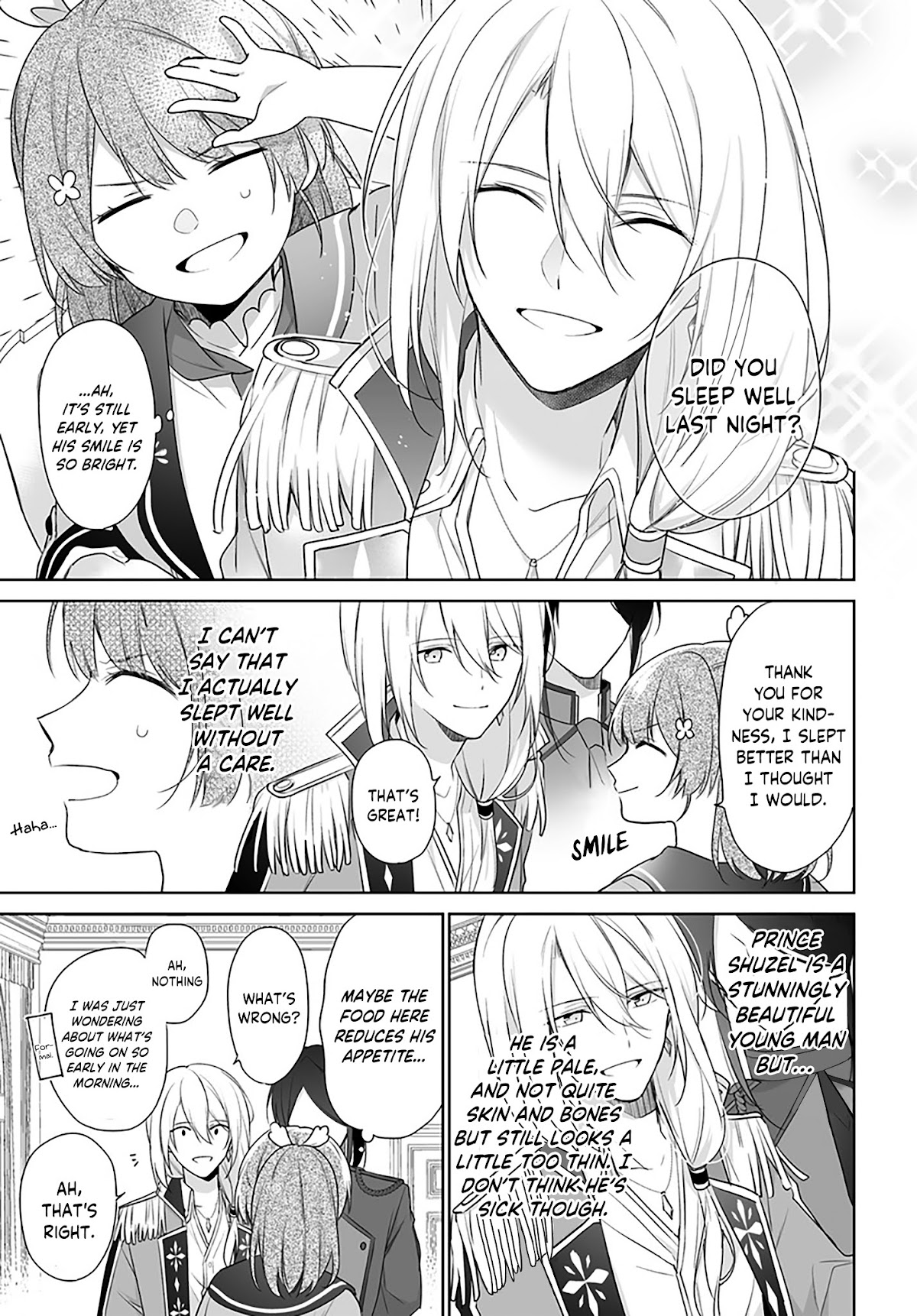 I'm Not the Saint, so I'll Just Leisurely Make Food at the Royal Palace chapter 1.2 page 6