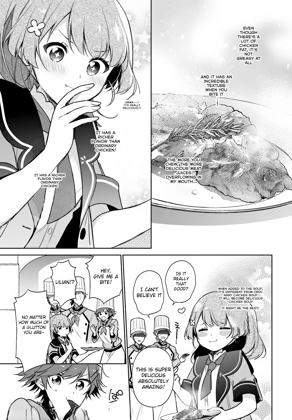 I'm Not the Saint, so I'll Just Leisurely Make Food at the Royal Palace chapter 16.1 page 6