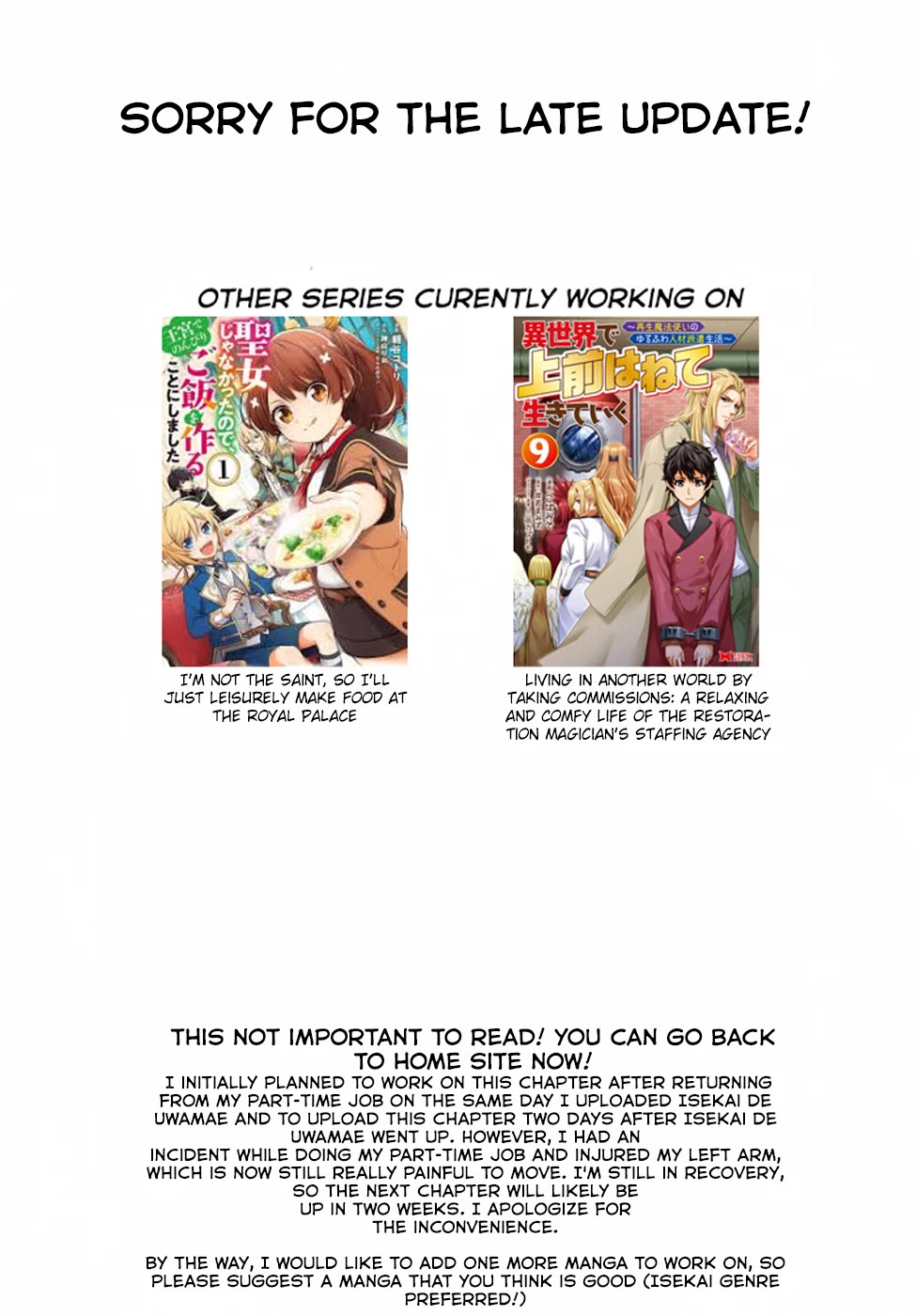 I'm Not the Saint, so I'll Just Leisurely Make Food at the Royal Palace chapter 17.3 page 13