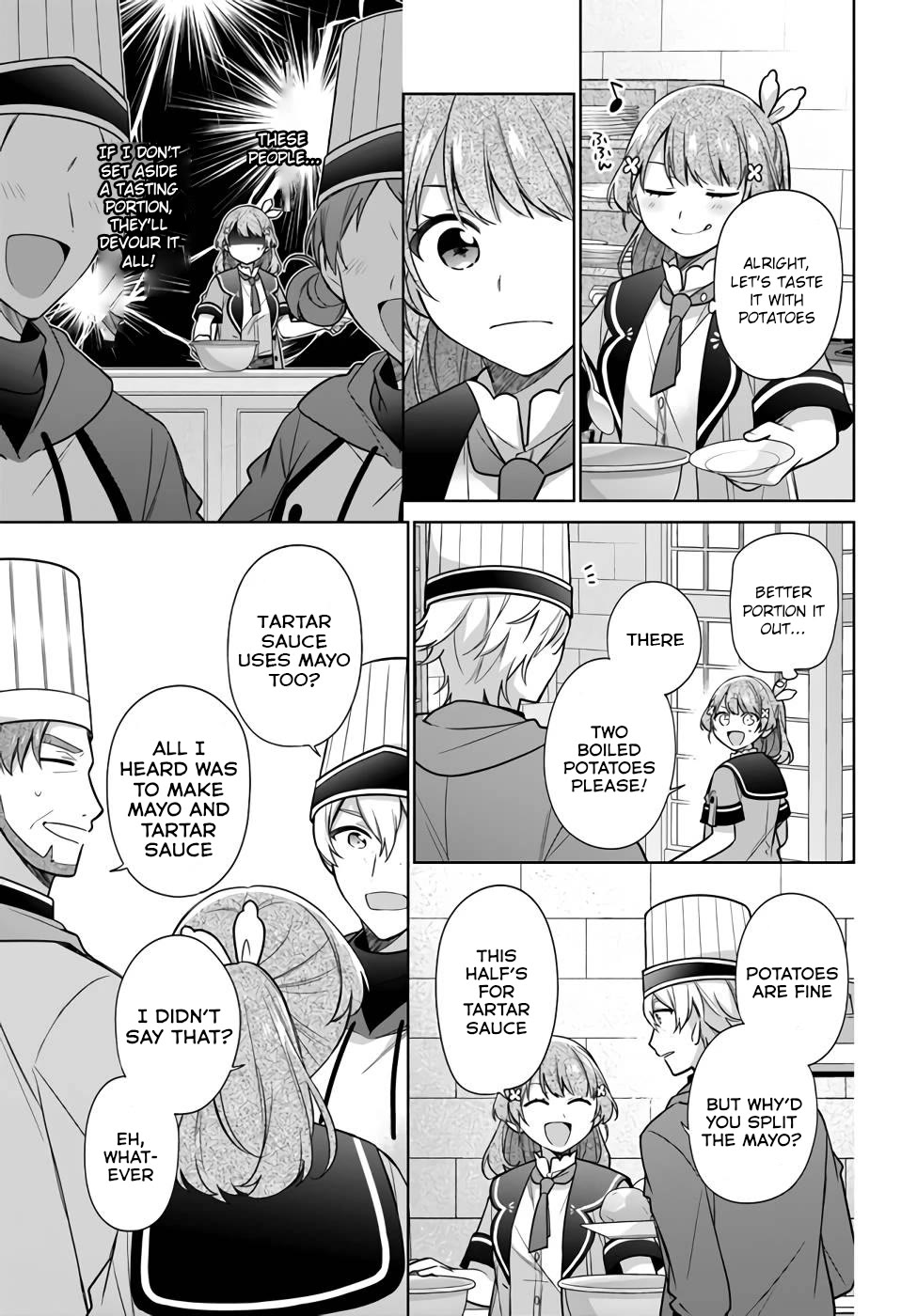 I'm Not the Saint, so I'll Just Leisurely Make Food at the Royal Palace chapter 24 page 21