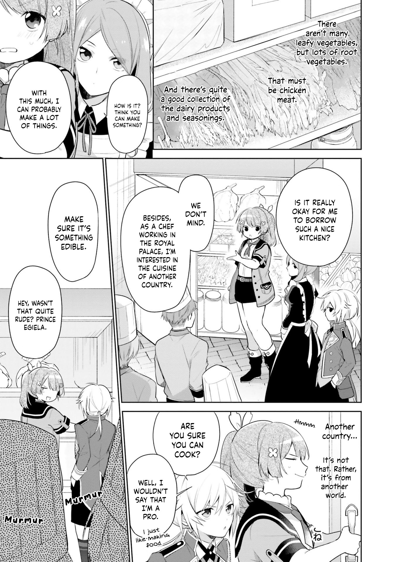I'm Not the Saint, so I'll Just Leisurely Make Food at the Royal Palace chapter 3 page 3