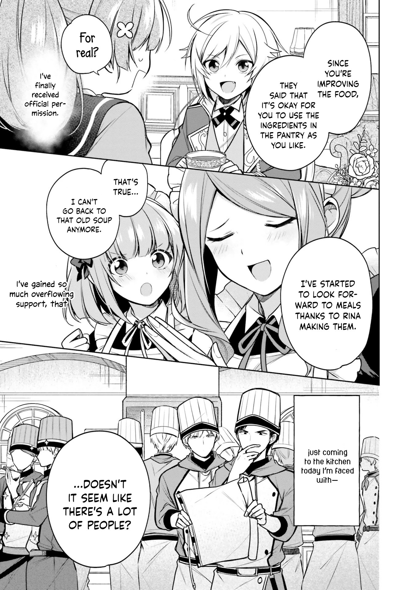 I'm Not the Saint, so I'll Just Leisurely Make Food at the Royal Palace chapter 9 page 3