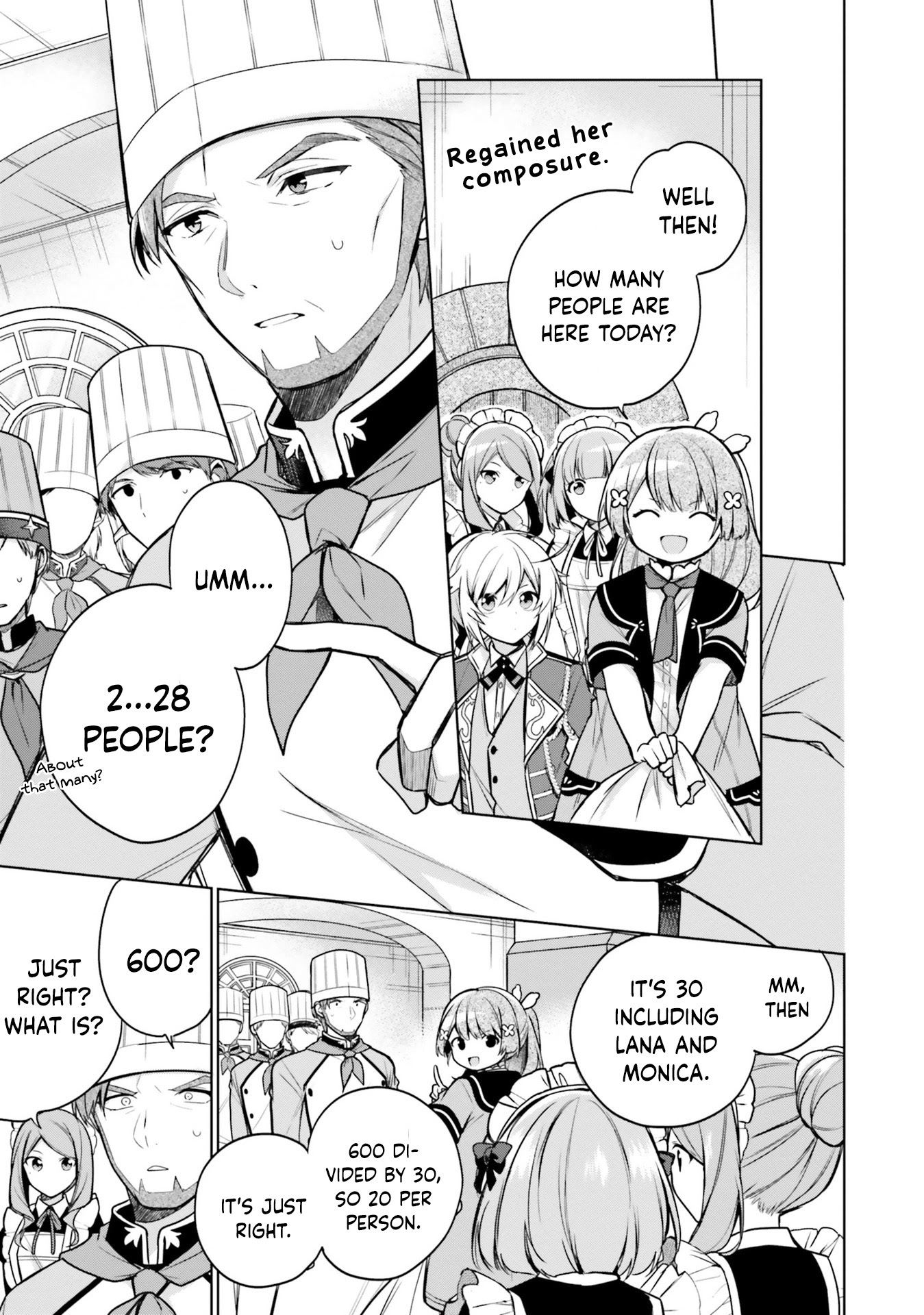 I'm Not the Saint, so I'll Just Leisurely Make Food at the Royal Palace chapter 9 page 9