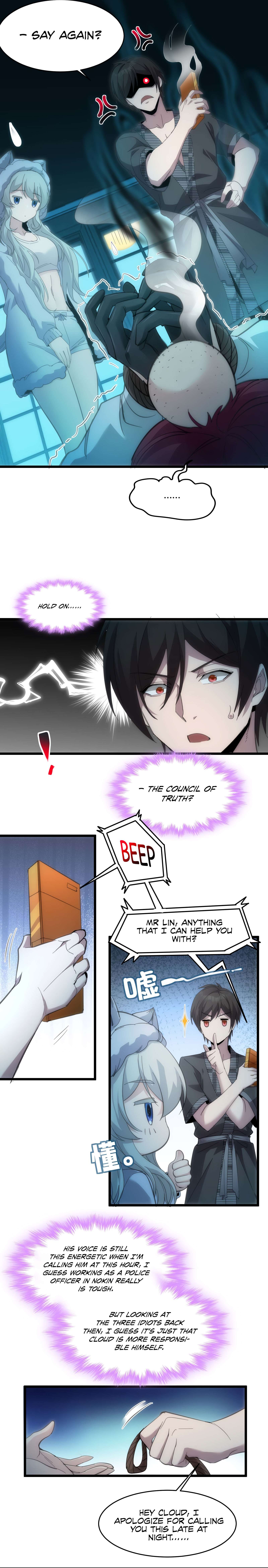 I’m Really Not the Evil God’s Lackey chapter 104 page 8