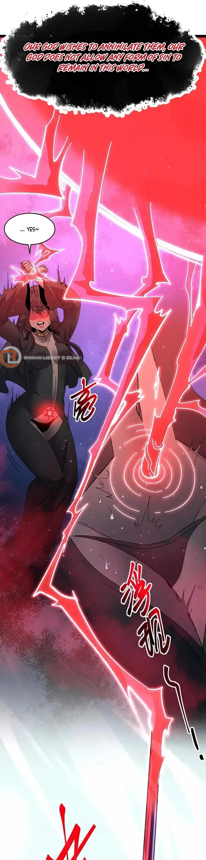 I’m Really Not the Evil God’s Lackey chapter 151 page 35