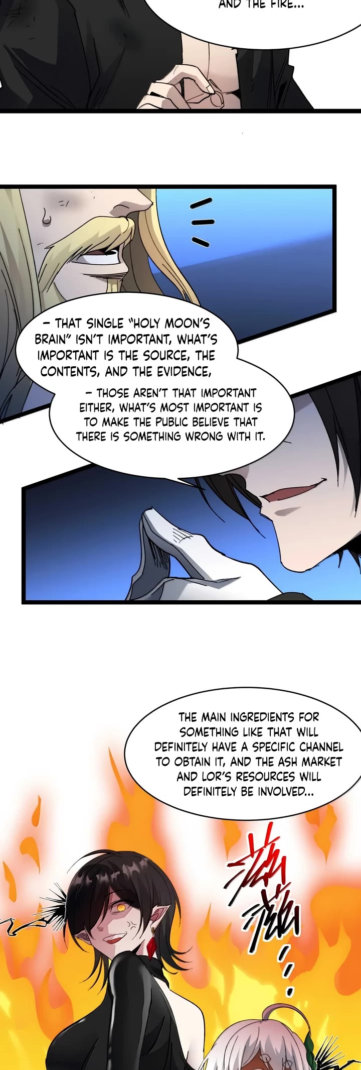 I’m Really Not the Evil God’s Lackey chapter 153 page 35