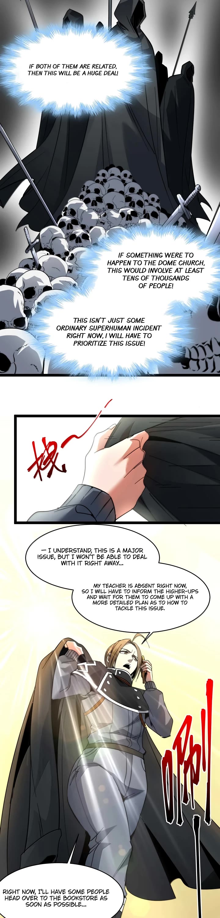 I’m Really Not the Evil God’s Lackey chapter 156 page 38