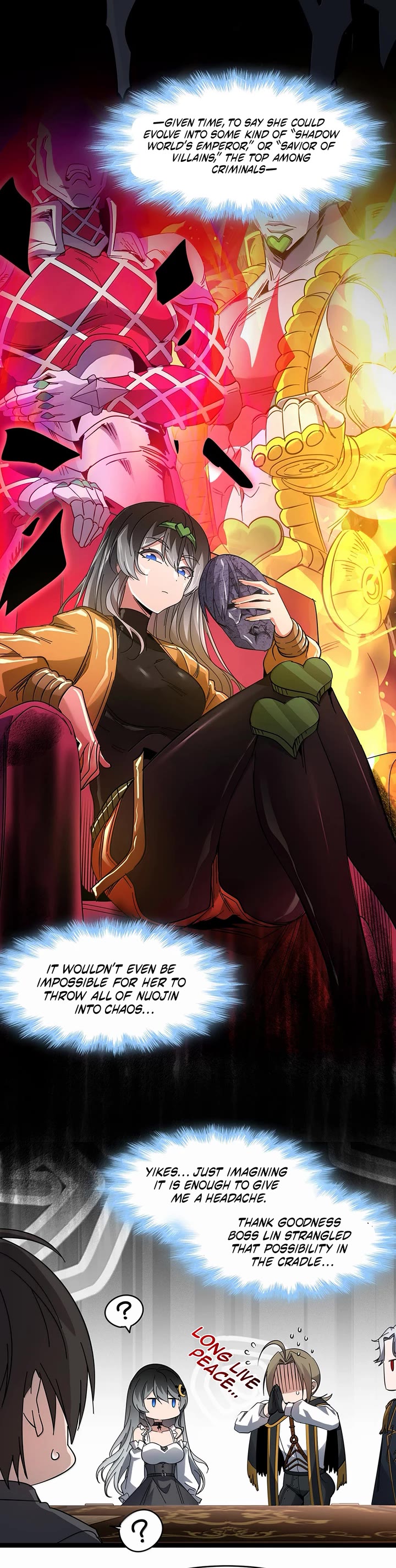 I’m Really Not the Evil God’s Lackey chapter 171 page 8