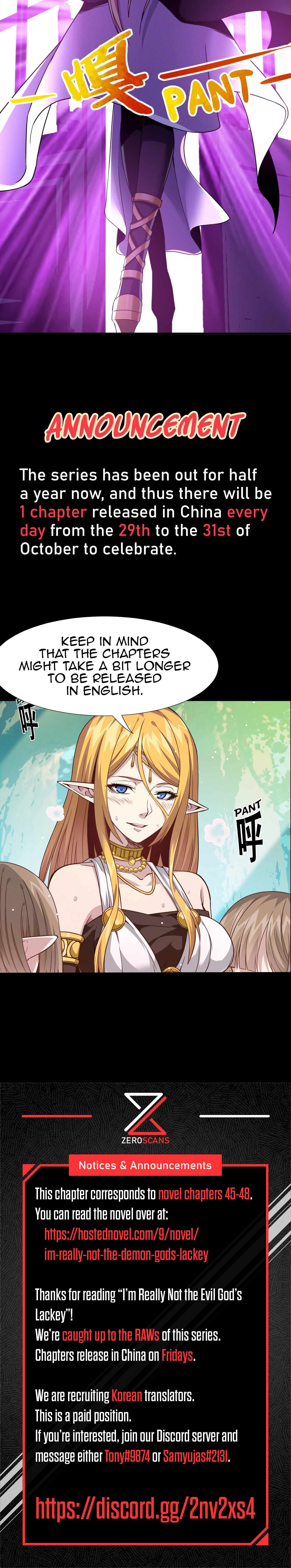 I’m Really Not the Evil God’s Lackey chapter 23.5 page 26