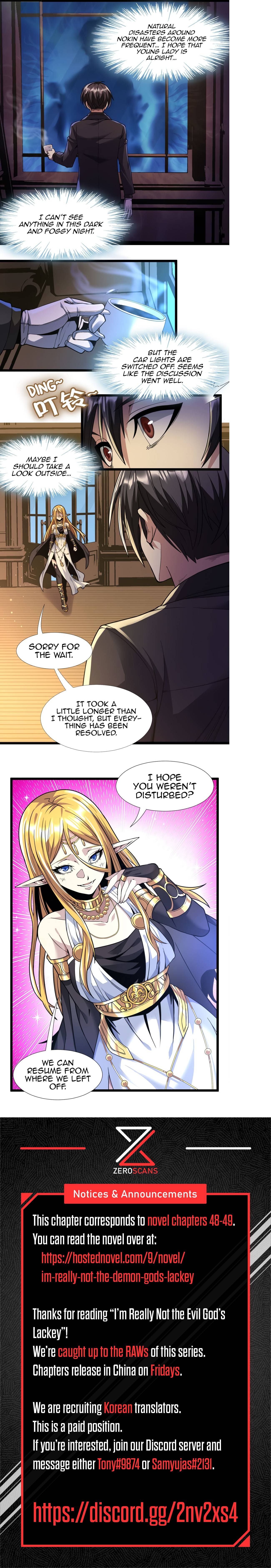 I’m Really Not the Evil God’s Lackey chapter 24 page 20