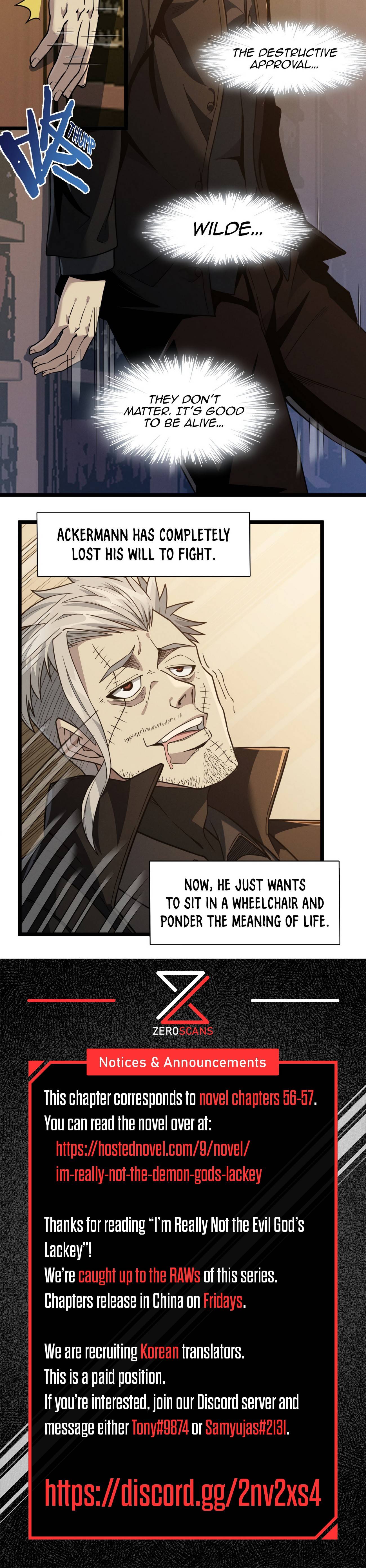 I’m Really Not the Evil God’s Lackey chapter 28 page 19