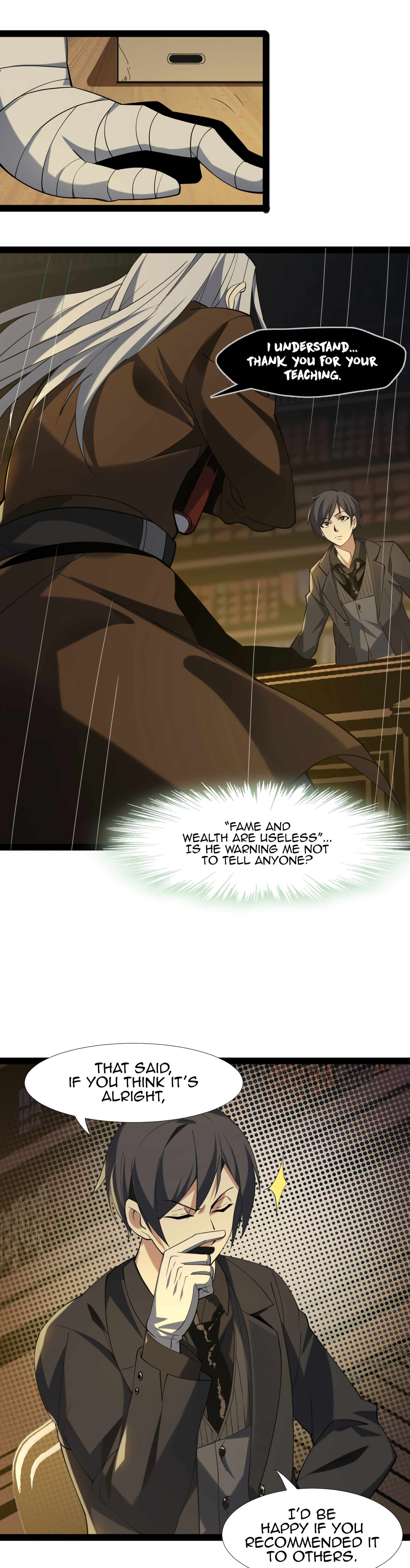 I’m Really Not the Evil God’s Lackey chapter 3.5 page 9