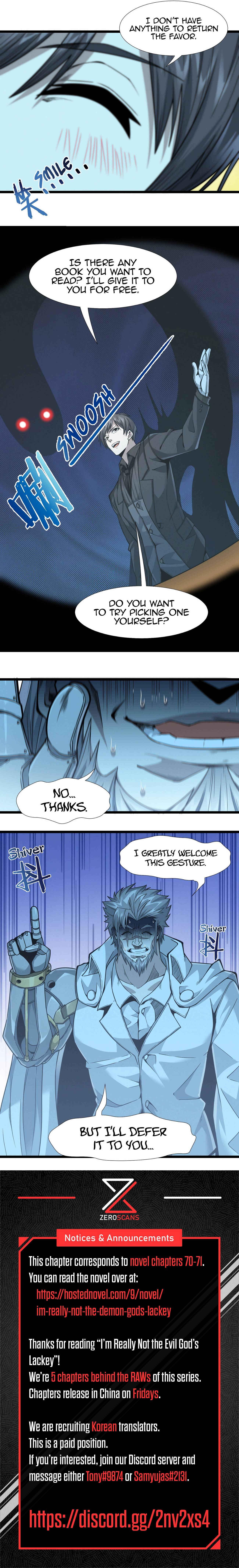 I’m Really Not the Evil God’s Lackey chapter 38 page 29