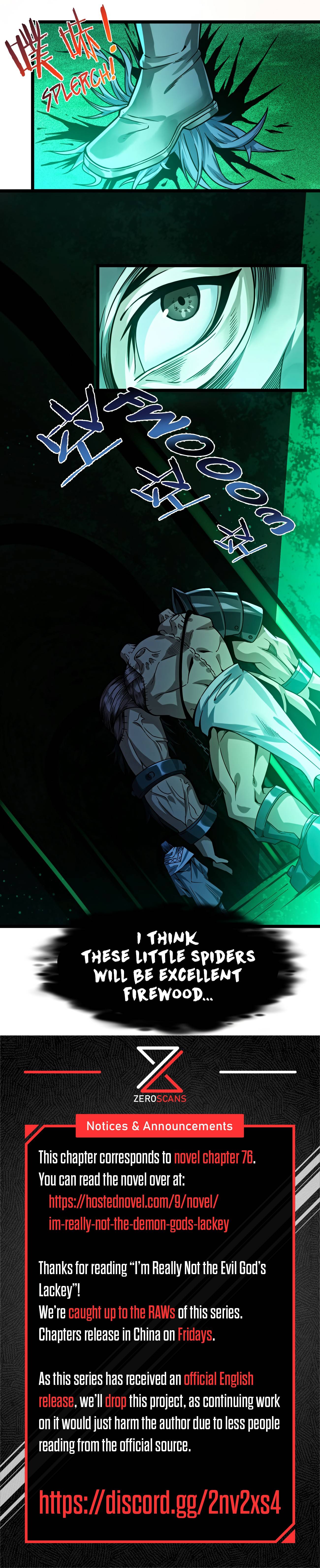 I’m Really Not the Evil God’s Lackey chapter 46 page 14