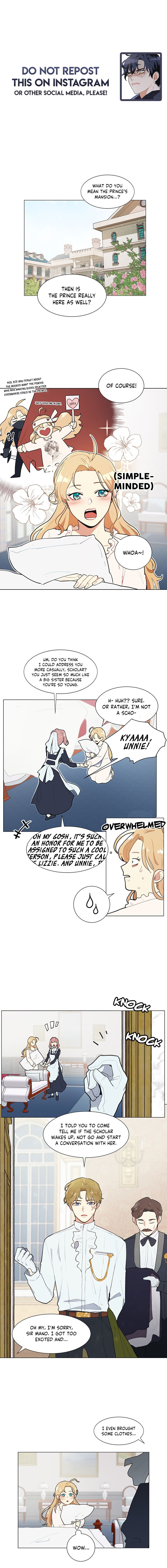 I'm Stanning the Prince chapter 4 page 1