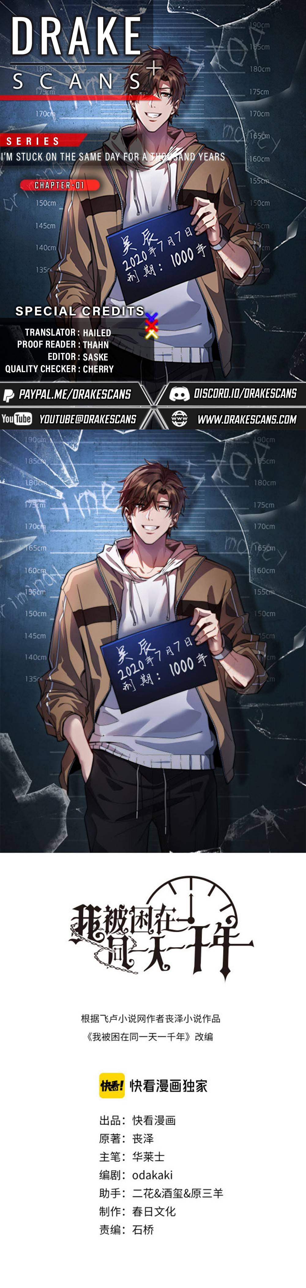 I’m Stuck On The Same Day For A Thousand Years chapter 1 page 1