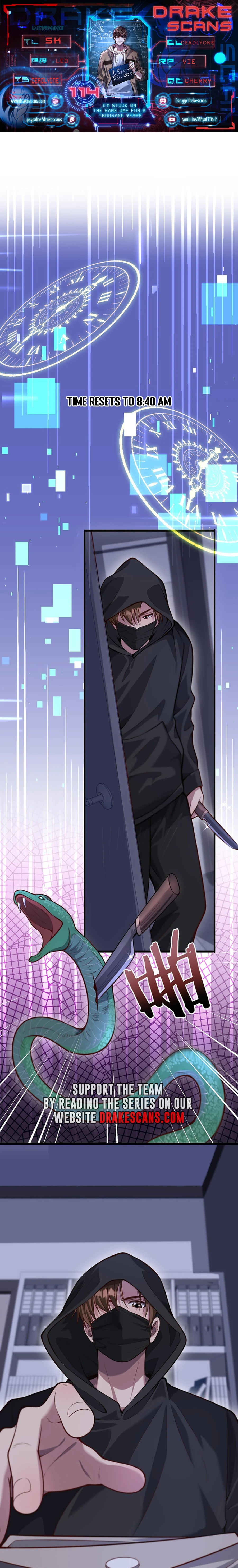 I’m Stuck On The Same Day For A Thousand Years chapter 114 page 1