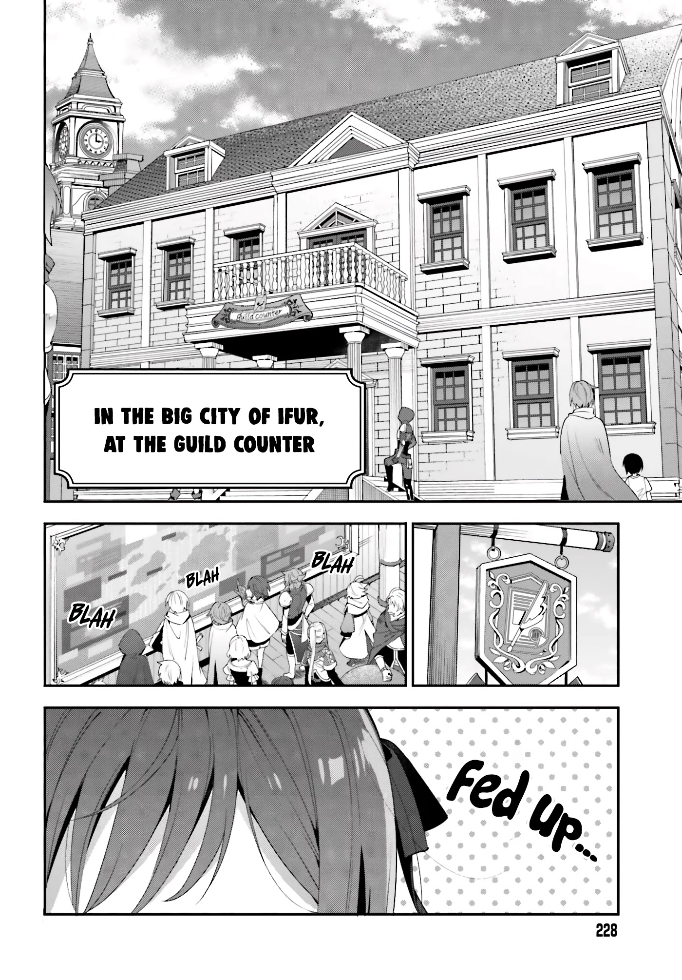 I'm the Guild Receptionist, but Since I Don't Want to Work Overtime, I Think I'll Just Solo the Boss chapter 1 page 4