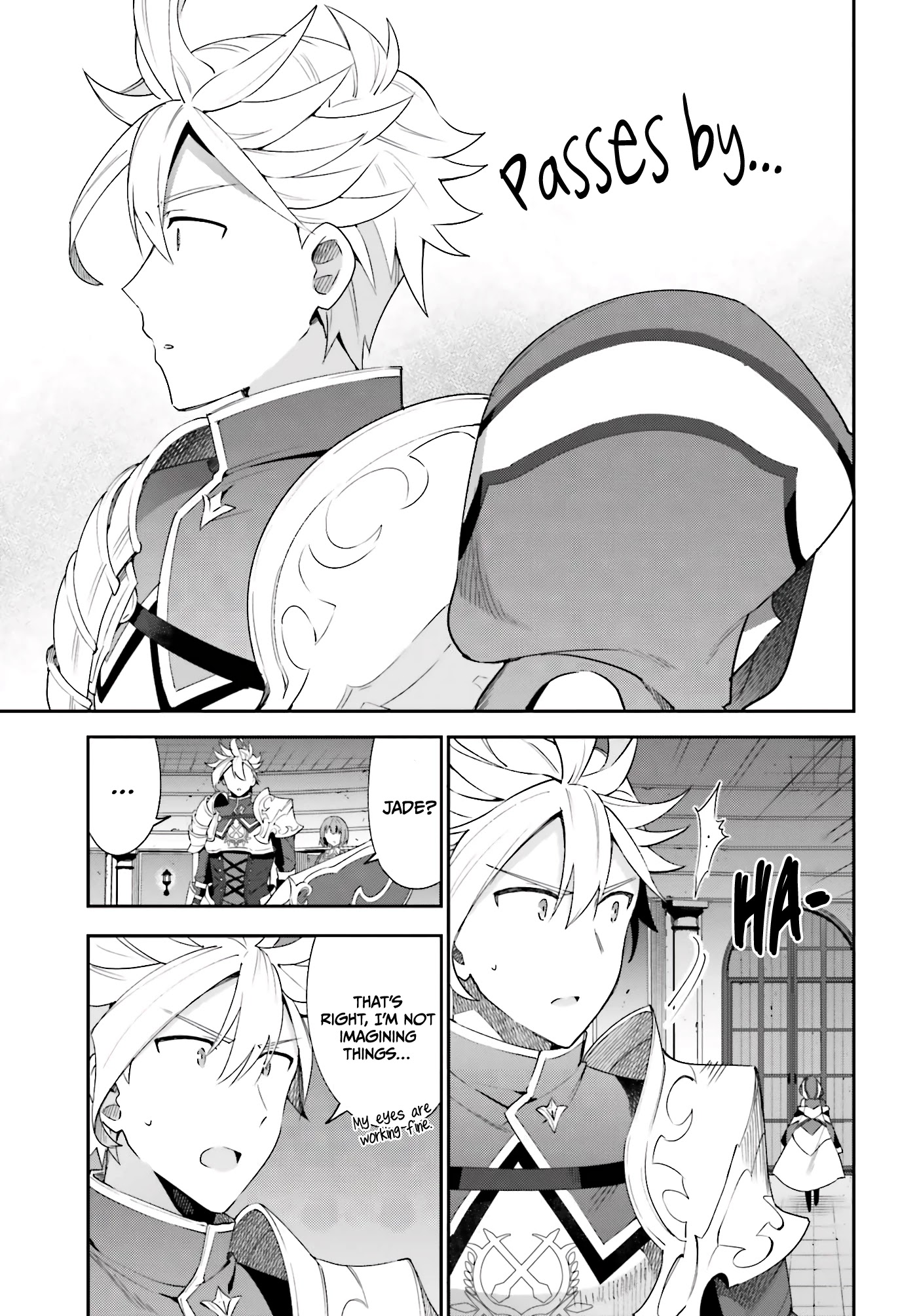 I'm the Guild Receptionist, but Since I Don't Want to Work Overtime, I Think I'll Just Solo the Boss chapter 1 page 48