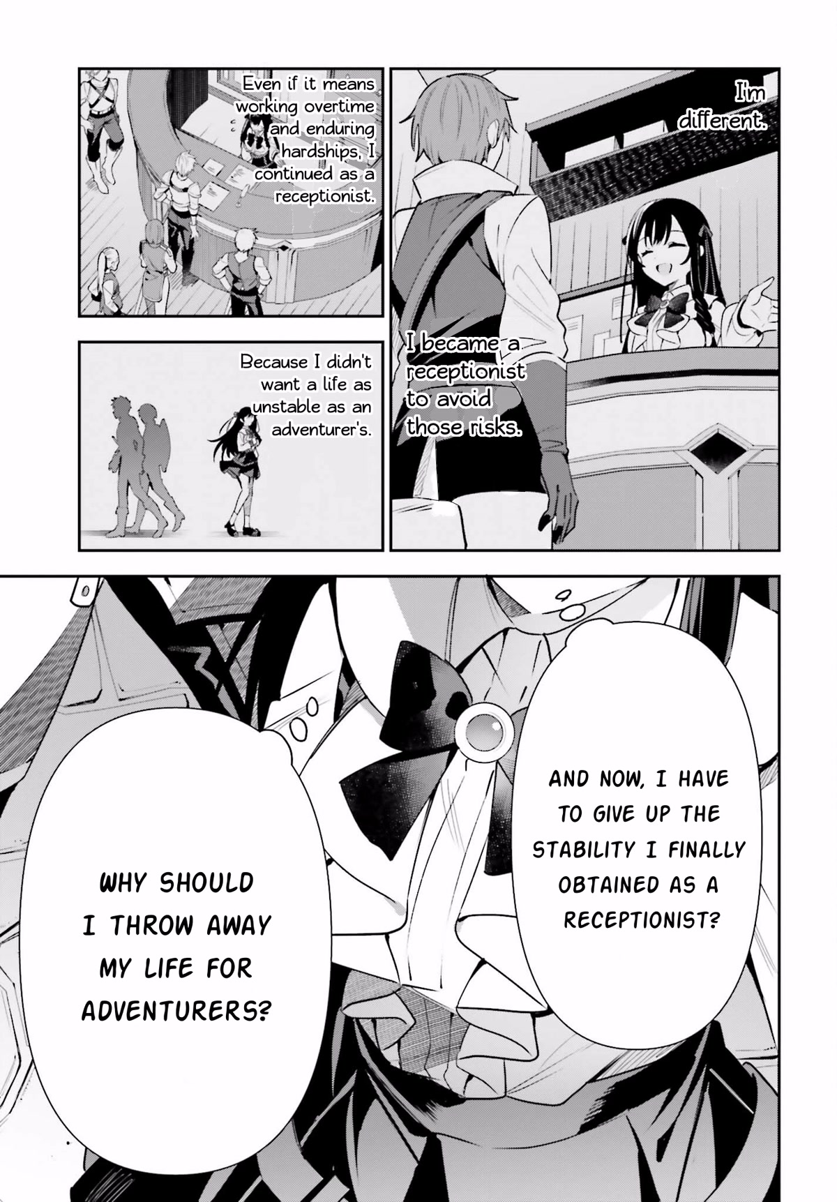 I'm the Guild Receptionist, but Since I Don't Want to Work Overtime, I Think I'll Just Solo the Boss chapter 19 page 19