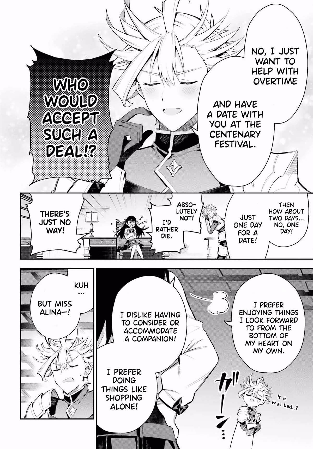 I'm the Guild Receptionist, but Since I Don't Want to Work Overtime, I Think I'll Just Solo the Boss chapter 26 page 14