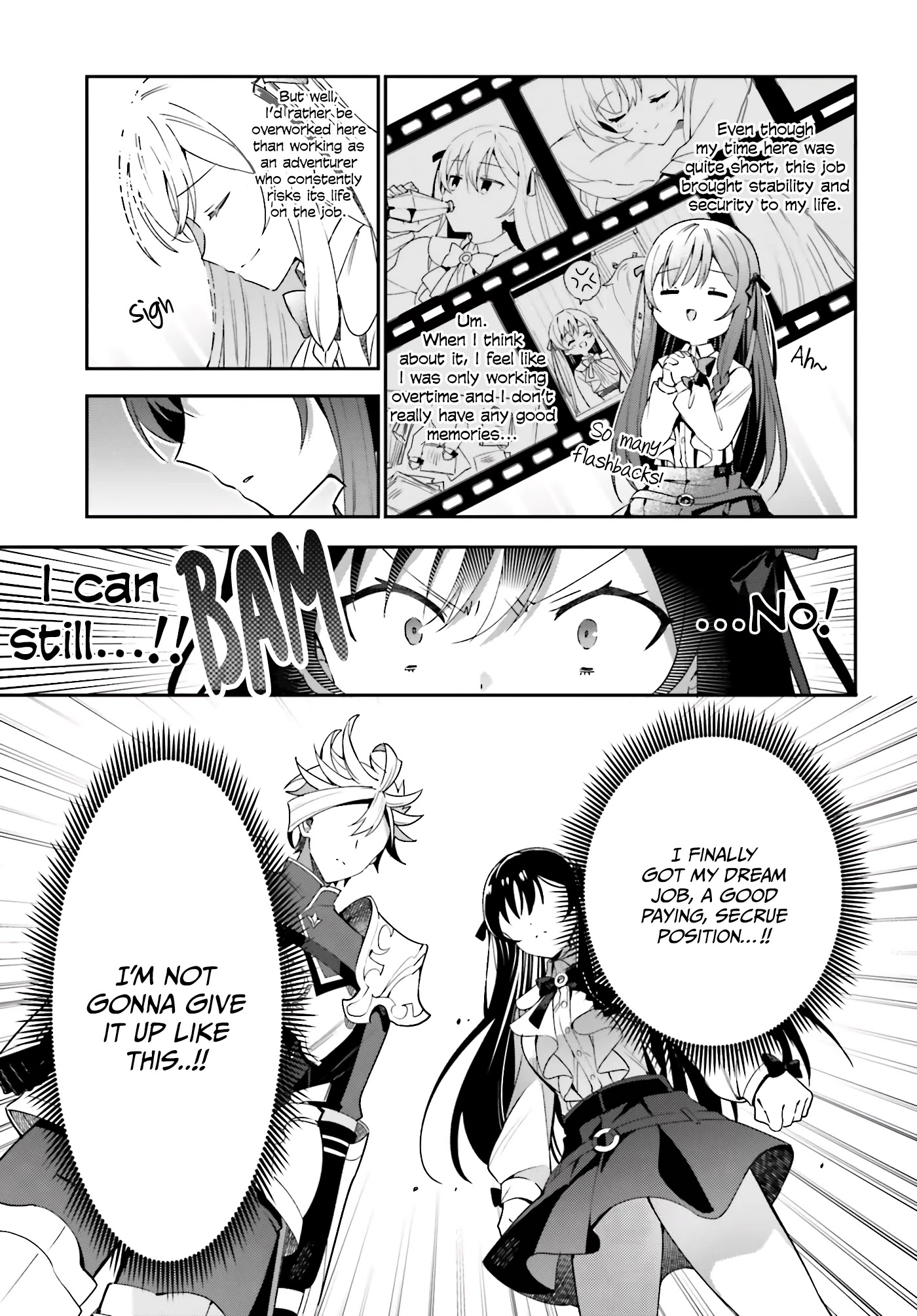 I'm the Guild Receptionist, but Since I Don't Want to Work Overtime, I Think I'll Just Solo the Boss chapter 3 page 10