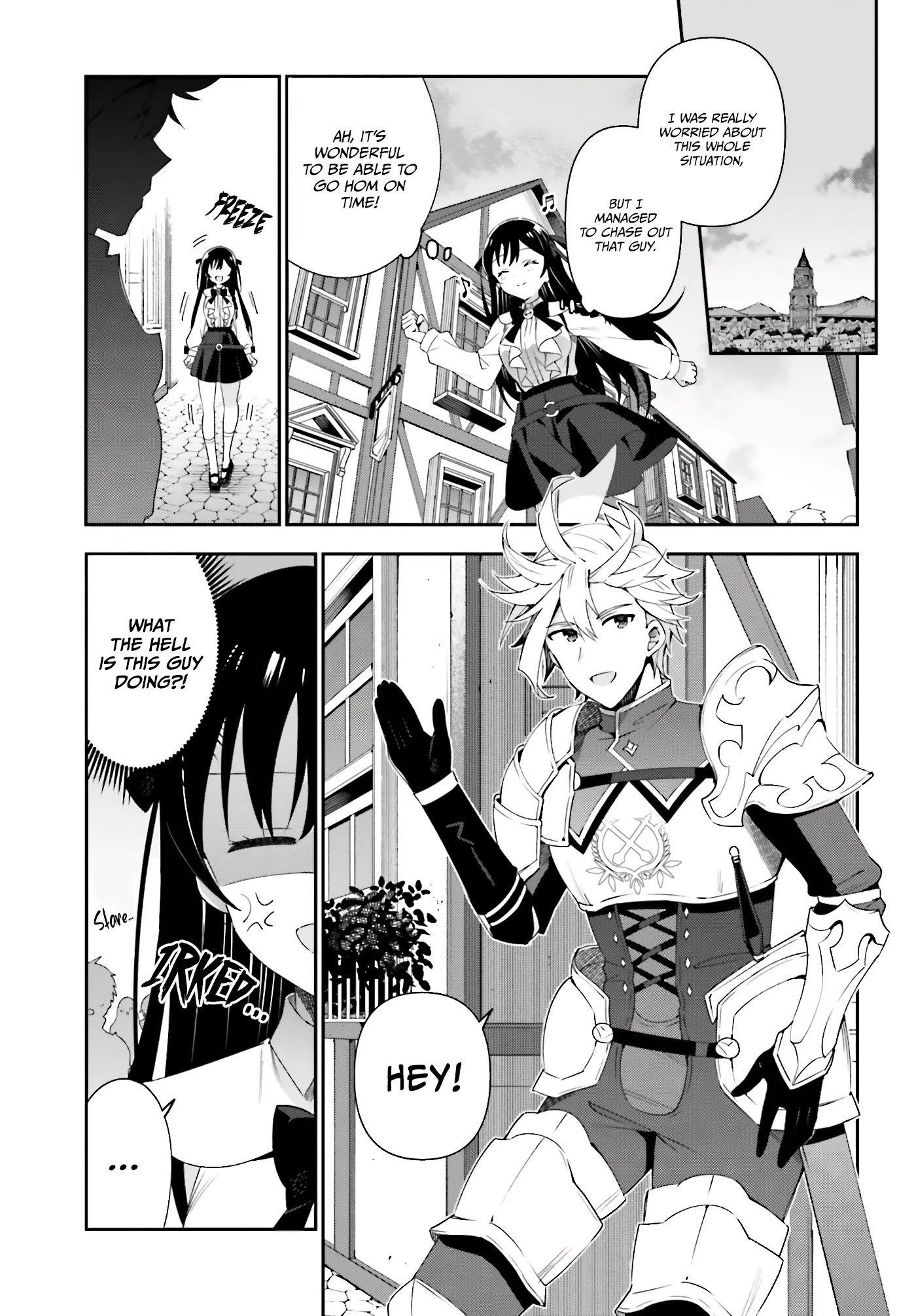 I'm the Guild Receptionist, but Since I Don't Want to Work Overtime, I Think I'll Just Solo the Boss chapter 3 page 14