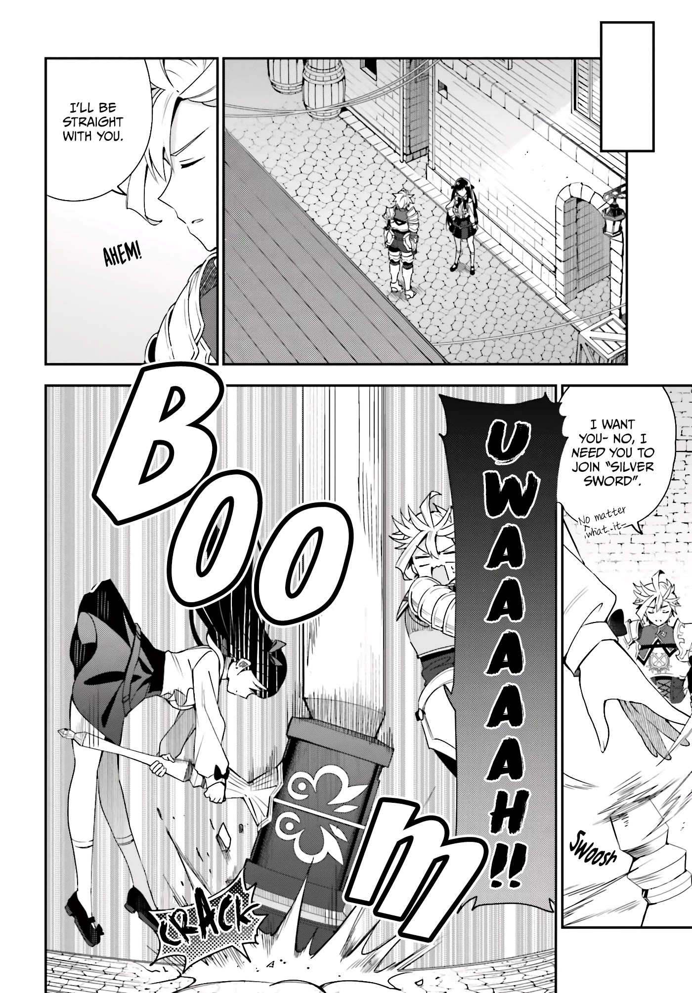 I'm the Guild Receptionist, but Since I Don't Want to Work Overtime, I Think I'll Just Solo the Boss chapter 3 page 17