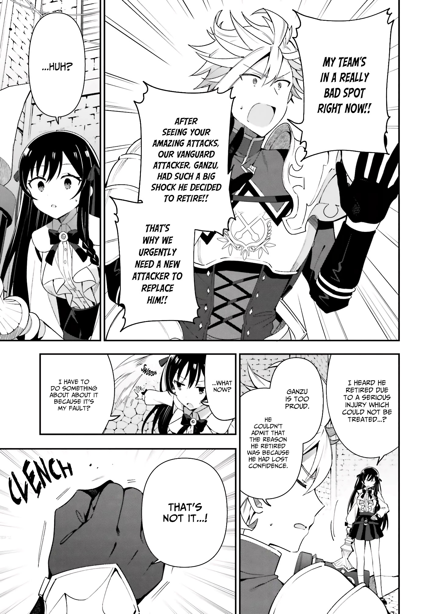 I'm the Guild Receptionist, but Since I Don't Want to Work Overtime, I Think I'll Just Solo the Boss chapter 3 page 20