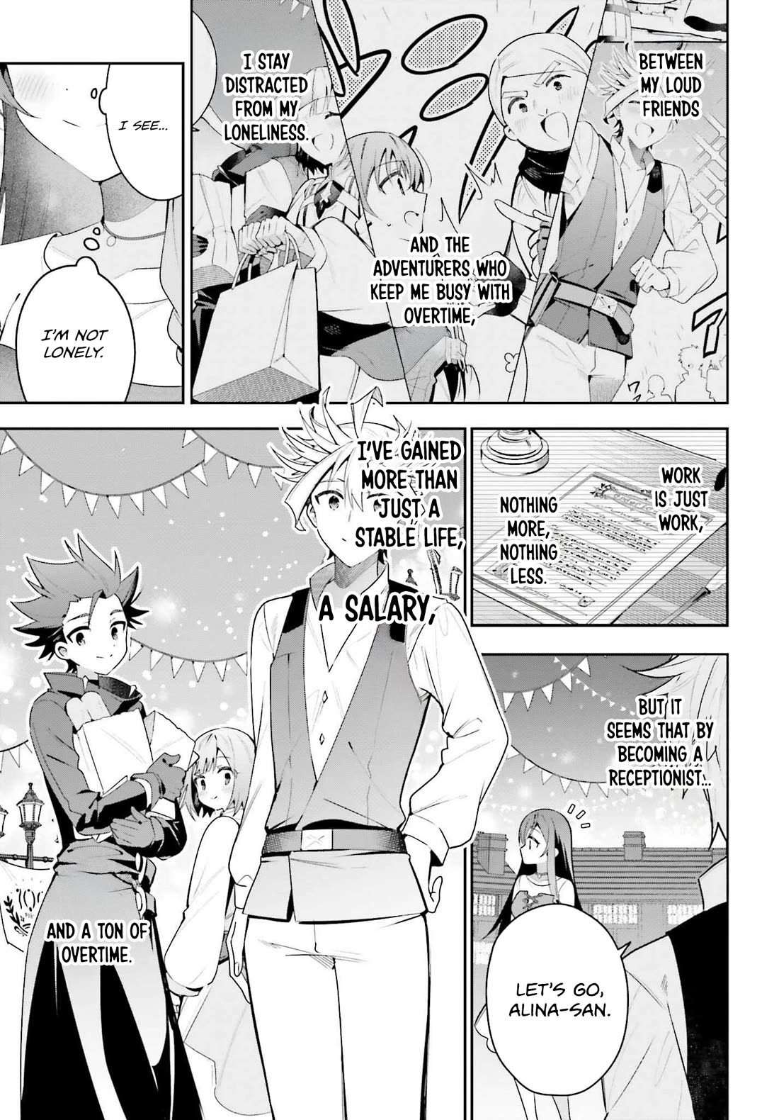 I'm the Guild Receptionist, but Since I Don't Want to Work Overtime, I Think I'll Just Solo the Boss chapter 39 page 31