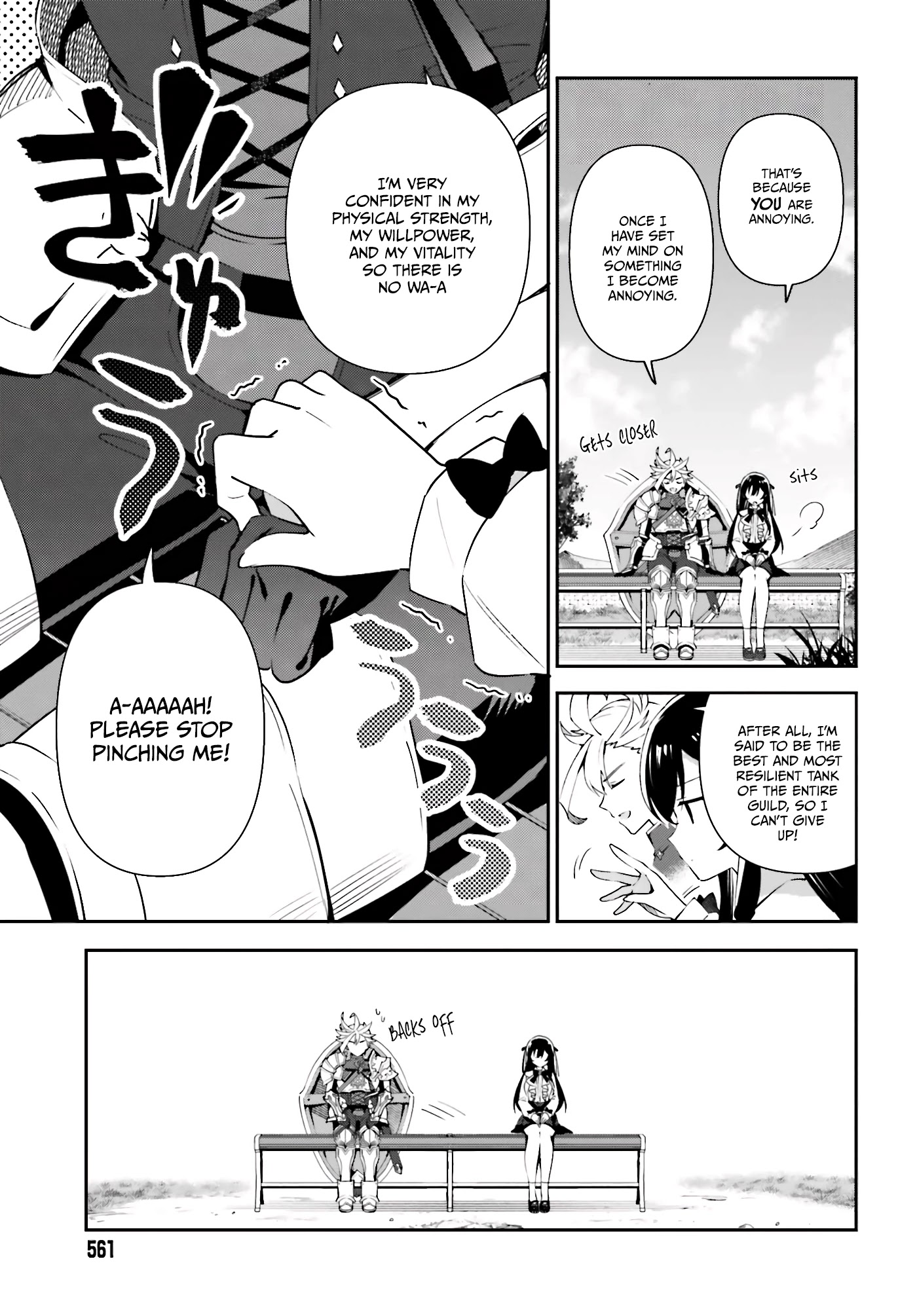 I'm the Guild Receptionist, but Since I Don't Want to Work Overtime, I Think I'll Just Solo the Boss chapter 4 page 10