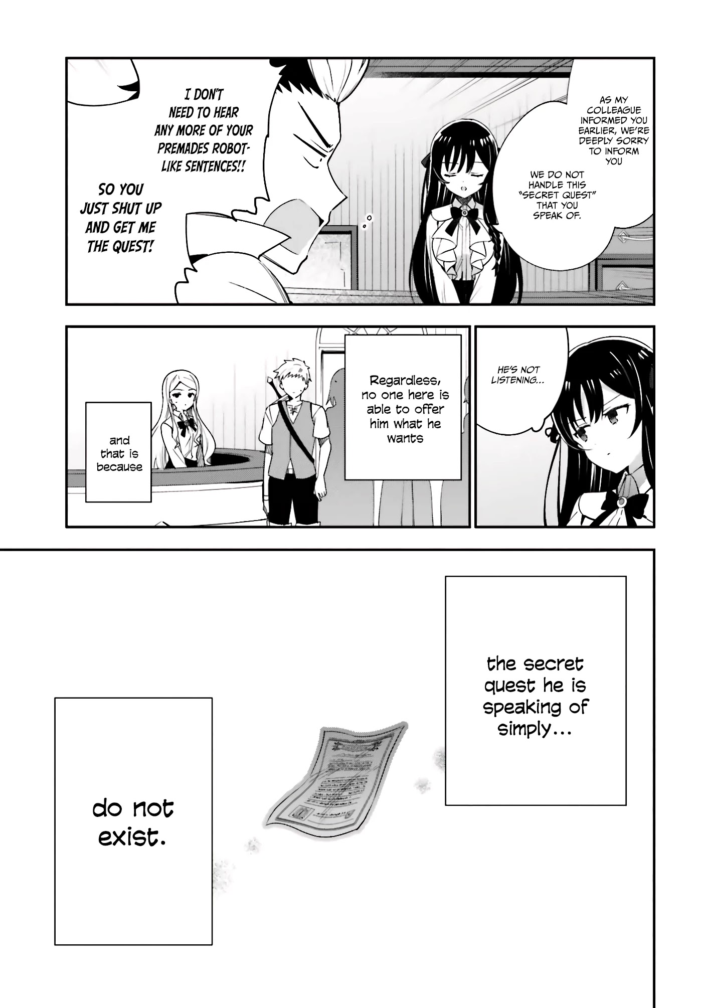 I'm the Guild Receptionist, but Since I Don't Want to Work Overtime, I Think I'll Just Solo the Boss chapter 4 page 18