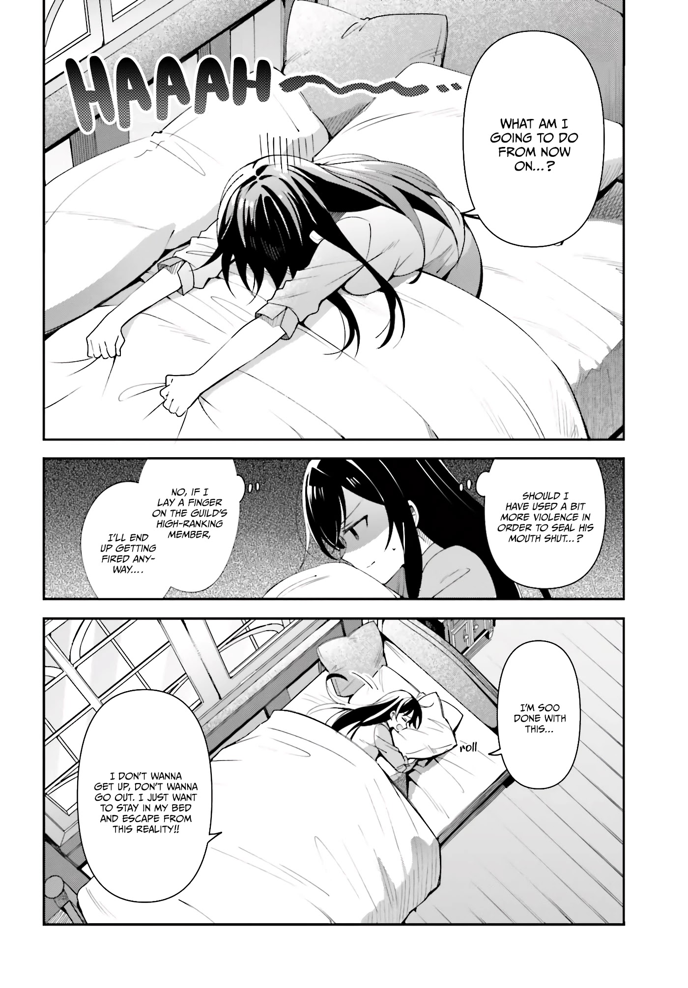 I'm the Guild Receptionist, but Since I Don't Want to Work Overtime, I Think I'll Just Solo the Boss chapter 4 page 3