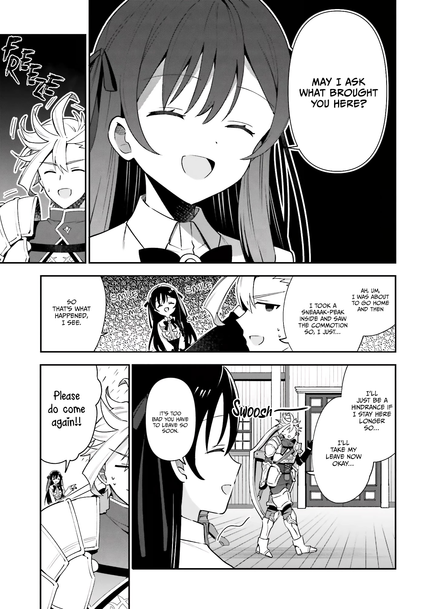 I'm the Guild Receptionist, but Since I Don't Want to Work Overtime, I Think I'll Just Solo the Boss chapter 4 page 30