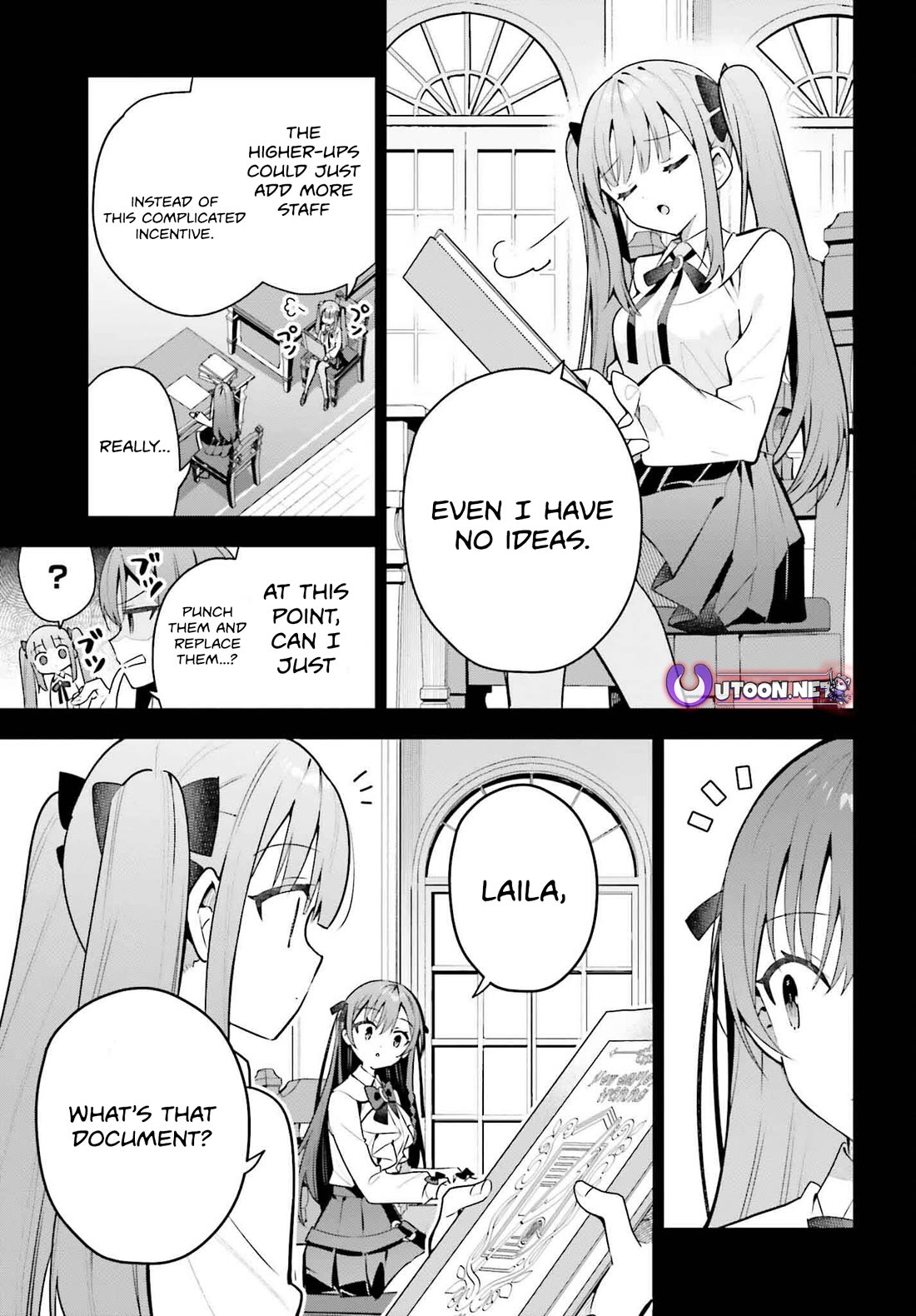 I'm the Guild Receptionist, but Since I Don't Want to Work Overtime, I Think I'll Just Solo the Boss chapter 41 page 9