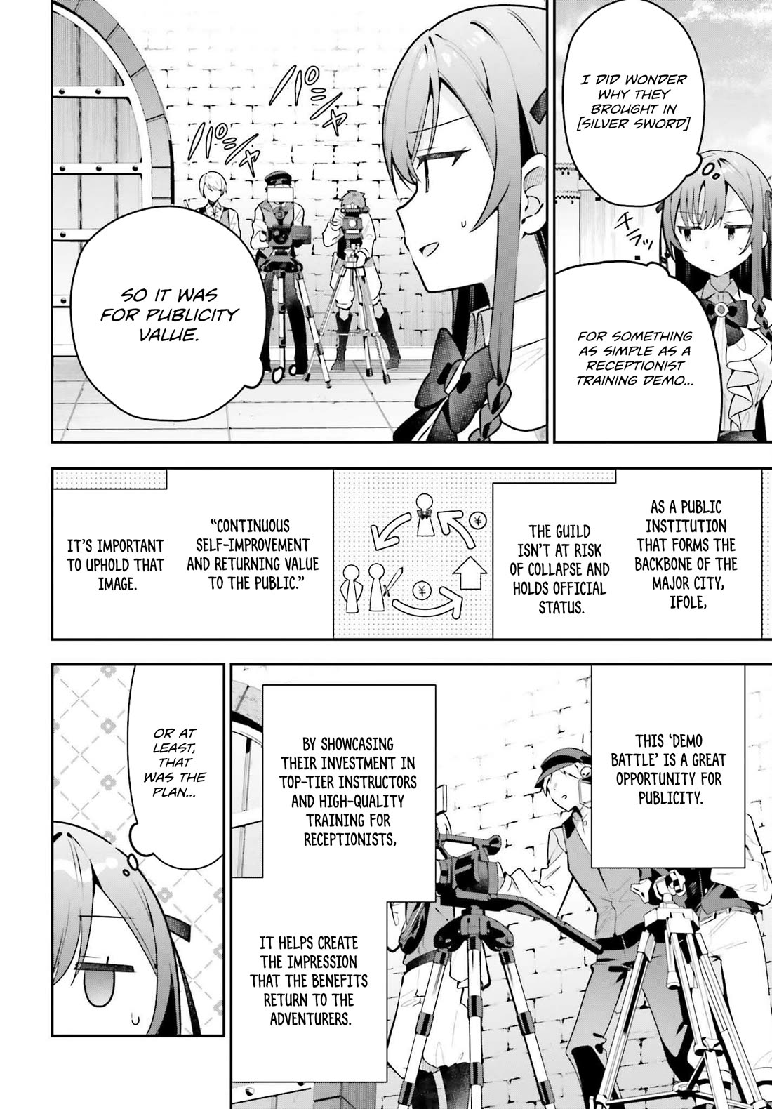 I'm the Guild Receptionist, but Since I Don't Want to Work Overtime, I Think I'll Just Solo the Boss chapter 42 page 14