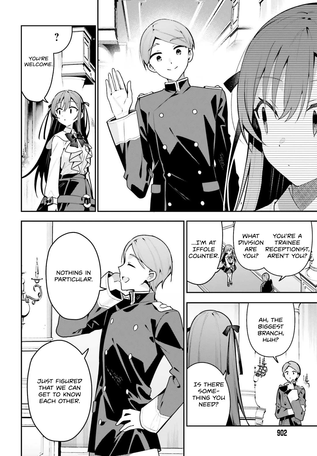 I'm the Guild Receptionist, but Since I Don't Want to Work Overtime, I Think I'll Just Solo the Boss chapter 44 page 14