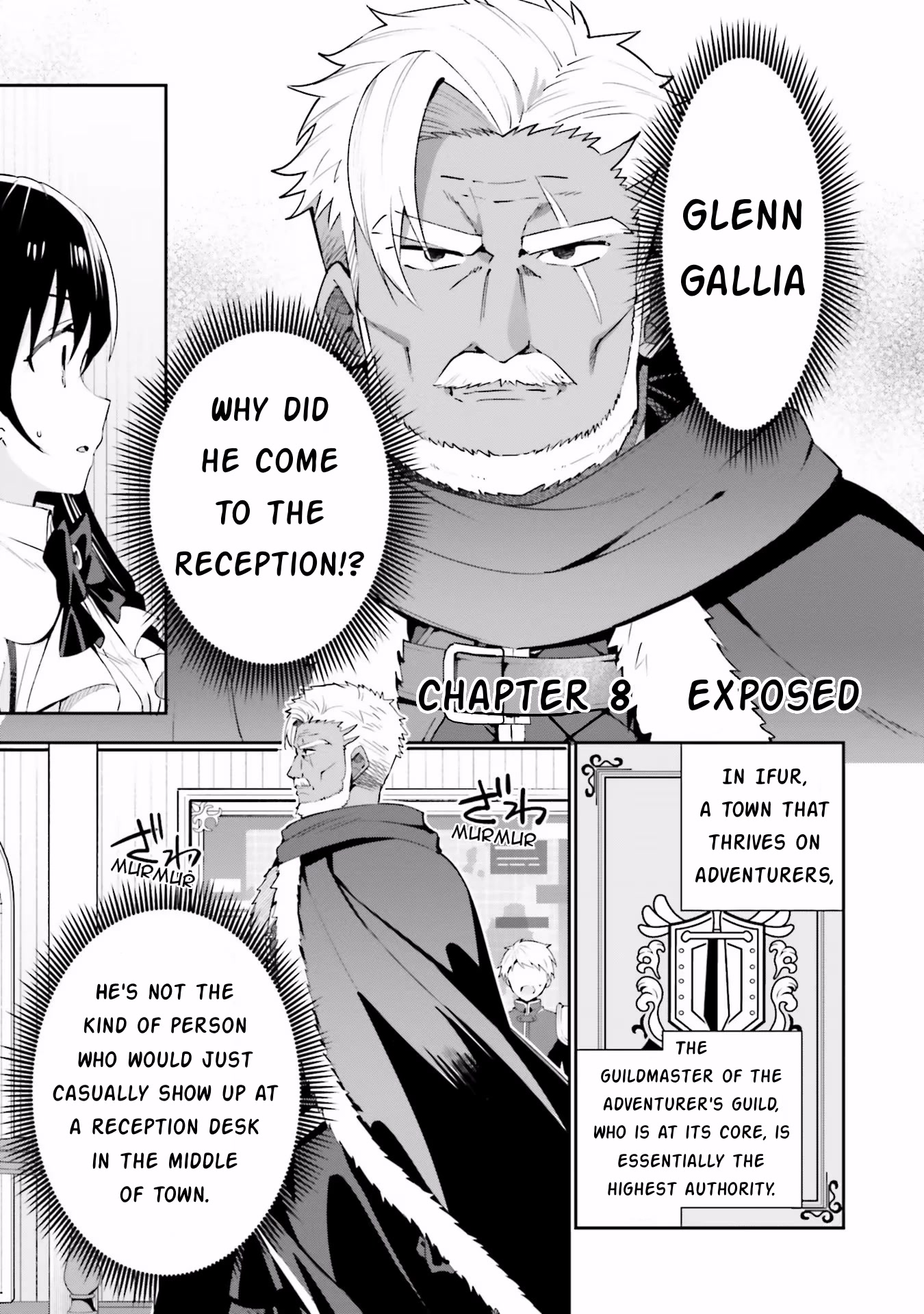 I'm the Guild Receptionist, but Since I Don't Want to Work Overtime, I Think I'll Just Solo the Boss chapter 8 page 1