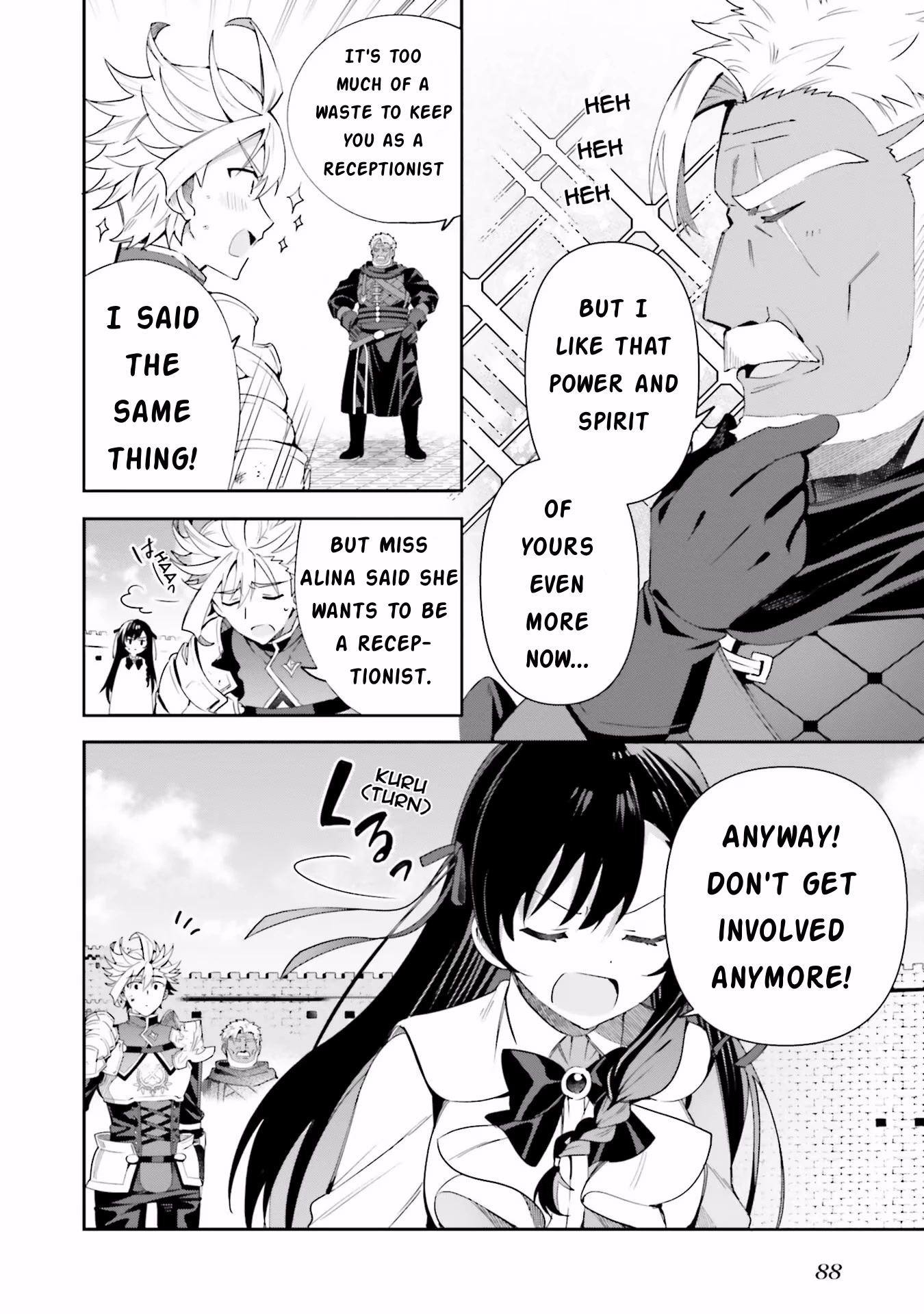 I'm the Guild Receptionist, but Since I Don't Want to Work Overtime, I Think I'll Just Solo the Boss chapter 9 page 30