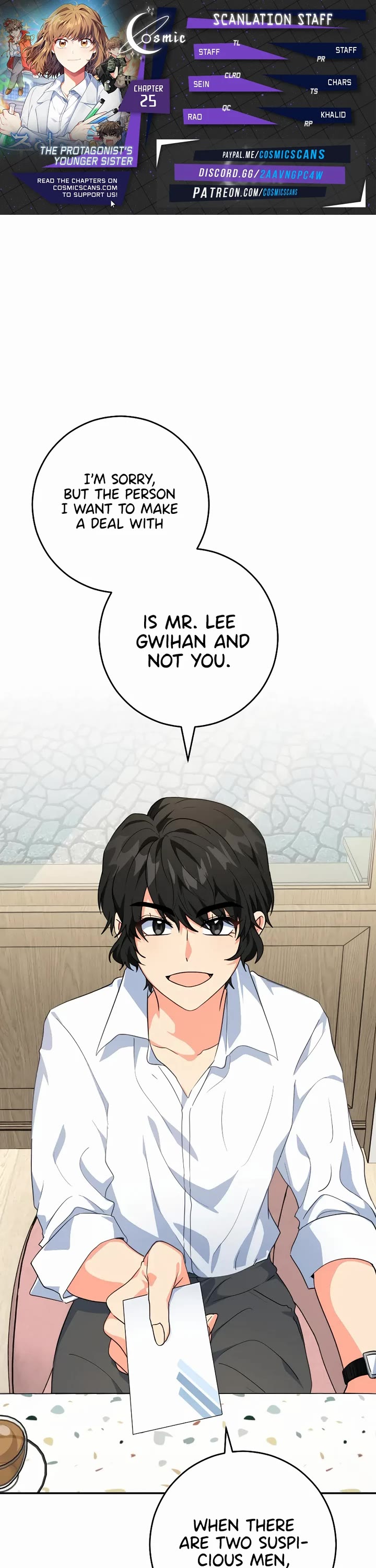 I'm the Main Character's Little Sister chapter 25 page 1