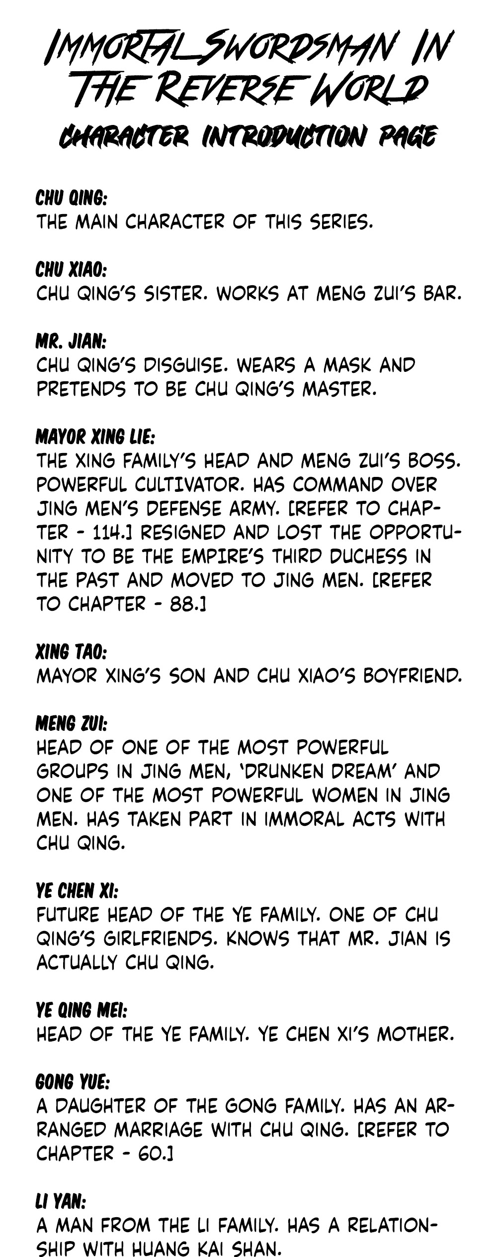 Immortal Swordsman in The Reverse World chapter 115 page 4